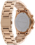 Michael Kors Berkley Chronograph Green Dial Rose Gold Steel Strap Watch For Women - MK7412 Authentic Buy Shop Now