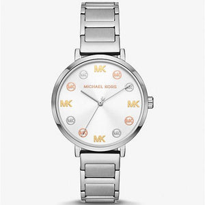 Michael Kors Addyson Quartz Silver Dial Silver Steel Strap Watch for Women - MK7417 Authentic Buy Shop Now