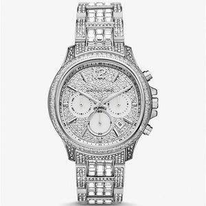 Michael Kors Sage Pavé Limited Edition Crystals Silver Dial Silver Steel Strap Watch for Women - MK7483LE Authentic Buy Shop Now