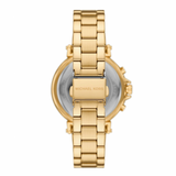 Michael Kors Maren Chronograph Gold Dial Gold Steel Strap Watch for Women - MK7493 Authentic Buy Shop Now