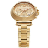 Michael Kors Maren Chronograph Gold Dial Gold Steel Strap Watch for Women - MK7493 Authentic Buy Shop Now
