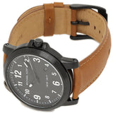 Michael Kors Paxton Analog Black Dial Brown Rubber Strap Watch For Men - MK8502 Authentic Buy Shop Now