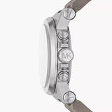 Michael Kors Dylan Chronograph Grey Dial Grey PVC Strap Watch For Men - MK8935 Authentic Buy Shop Now