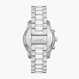 Michael Kors Lexington Chronograph Blue Dial Silver Steel Strap Watch for Men - MK9165 Authentic Buy Shop Now