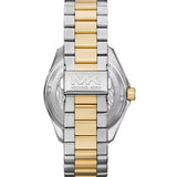 Michael Kors Maritime Three Hand Black Dial Two Tone Steel Strap Watch for Men - MK9180 Authentic Buy Shop Now