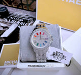 Michael Kors Pilot Quartz Silver Dial Silver Steel Strap Watch For Women - MK7368 Authentic Buy Shop Now
