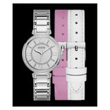 Guess Montage Quartz Silver Dial Silver Steel Strap Watch For Women - GW0588L2 Authentic Buy Shop Now