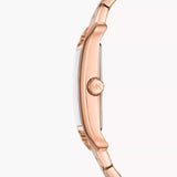 Michael Kors Monroe Three Hand Rose Gold Dial Rose Gold Steel Strap Watch for Women - MKO1032 Authentic Buy Shop Now