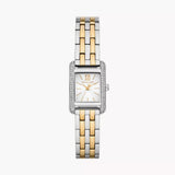 Michael Kors Three-Hand White Dial Two Tone Steel Strap Watch for Women - MKO1035 Authentic Buy Shop Now