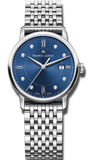 Maurice Lacroix Eliros Diamonds Blue Dial Silver Steel Strap Watch For Women - EL1094-SS002-450-1 Authentic Buy Shop Now