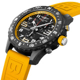 Breitling Endurance Pro Black Dial Yellow Rubber Strap Watch for Men - X82310A41B1S1 Authentic Buy Shop Now