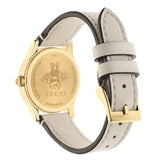 Gucci G Timeless Quartz Red & Green Dial Beige Leather Strap Watch For Women - YA1265009 Authentic Buy Shop Now