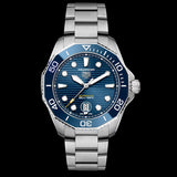 Tag Heuer Aquaracer Professional 300 Automatic Blue Dial Silver Steel Strap Watch for Men - WBP201B.BA0632 Authentic Buy Shop Now