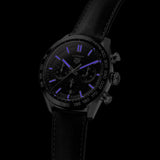 Tag Heuer Carrera Year of The Rabbit Automatic Chronograph Black Dial Black Leather Strap Watch for Men - CBN2A1L.FC6521 Authentic Buy Shop Now