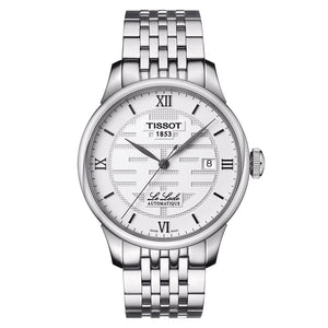 Tissot Le Locle Double Happiness Automatic Silver Dial Silver Steel Strap Watch For Men - T41.1.833.50 Authentic Buy Shop Now