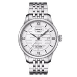 Tissot Le Locle Double Happiness Automatic Silver Dial Silver Steel Strap Watch For Men - T41.1.833.50 Authentic Buy Shop Now
