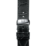 Tissot PRC 200 Chronograph Black Dial Black Leather Strap Watch For Men - T055.417.16.057.00 Authentic Buy Shop Now