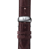 Tissot T Race PRC 200 Chronograph White Dial Brown Leather Strap Watch for Men - T17.1.516.32 Authentic Buy Shop Now