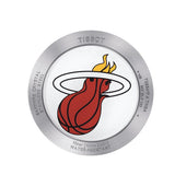 Tissot Quickster Chronograph NBA Miami Heat Edition White Dial Two Tone NATO Strap Watch for Men - T095.417.17.037.08 Authentic Buy Shop Now