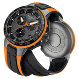 Tissot T Race Cycling Chronograph Black Dial Two Tone Rubber Strap Watch For Men - T111.417.37.441.04 Authentic Buy Shop Now