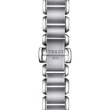 Tissot T Wave Diamonds Mother of Pearl Dial Silver Steel Strap Watch for Women - T02.1.285.74 Authentic Buy Shop Now