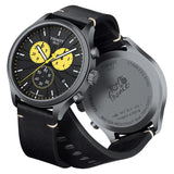 Tissot Chrono XL Tour De France Special Edition Black Dial Black Leather Strap Watch for Men - T116.617.36.051.11 Authentic Buy Shop Now