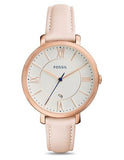 Fossil Jacqueline White Dial Pink Leather Strap Watch for Women - ES3988 Authentic Buy Shop Now