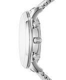 Fossil Neutra Chronograph White Dial Silver Mesh Bracelet Watch for Men - FS5382 Authentic Buy Shop Now