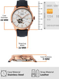 Fossil Townsman Automatic White Dial Navy Blue Leather Strap Watch for Men - ME3171 Authentic Buy Shop Now