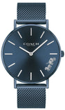 Coach Perry Blue Dial Blue Mesh Bracelet Watch for Women - 14503485 Authentic Buy Shop Now