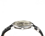 Versace V-Circle Black Manifesto Courage Quartz Silver Dial Black Leather Strap Watch for Men - VBQ080017 Authentic Buy Shop Now