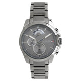 Tommy Hilfiger Decker Quartz Black Dial Black Steel Strap Watch for Men - 1791347 Authentic Buy Shop Now