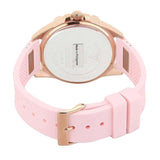 Guess Frontier Diamonds Rose Gold Dial Pink Rubber Strap Watch For Women - W1160L5 Authentic Buy Shop Now