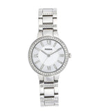 Fossil Virginia Silver Dial Silver Steel Strap Watch for Women - ES3282 Authentic Buy Shop Now