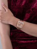 Guess Raven Diamonds Rose Gold Dial Rose Gold Steel Strap Watch for Women - GW0104L3 Authentic Buy Shop Now