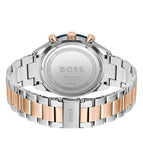 Hugo Boss Santiago Blue Dial Two Tone Steel Strap Watch for Men - 1513937 Authentic Buy Shop Now