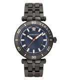 Versace Greca Sport Quartz Black Dial Black Steel Strap Watch For Men - VEZ300621 Authentic Buy Shop Now