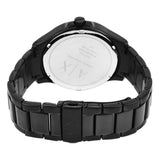 Armani Exchange Hampton Chronograph Black Dial Black Steel Strap Watch For Men - AX2104 Authentic Buy Shop Now