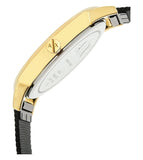 Armani Exchange Lola Three Hand Black Dial Black Mesh Strap Watch For Women - AX5548 Authentic Buy Shop Now