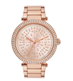 Michael Kors Parker Rose Gold Dial Steel Strap Watch for Women - MK6470 Authentic Buy Shop Now