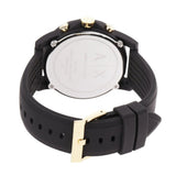 Armani Exchange Outerbanks Chronograph Black Dial Black Steel Strap Watch For Men - AX7105 Authentic Buy Shop Now