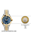 Versace Hellenyium Quartz Blue Dial Two Tone Steel Strap Watch For Men - VEVK00520 Authentic Buy Shop Now