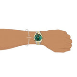 Versace Hellenyium Quartz Green Dial Two Tone Steel Strap Watch For Men - VEVI00620 Authentic Buy Shop Now