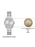 Guess Cosmo Diamonds Silver Dial Silver Steel Strap Watch For Women - GW0033L1 Authentic Buy Shop Now