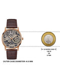 Guess Gadget Brown Dial Brown Leather Strap Watch for Men - GW0570G2 Authentic Buy Shop Now