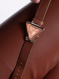 Guess Fame Quartz Rose Gold Dial Brown Leather Strap Watch For Women - GW0548L2 Authentic Buy Shop Now