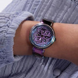 Guess Lily Analog Purple Dial Purple Steel Strap Watch For Women - GW0528L4 Authentic Buy Shop Now