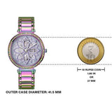 Guess Lily Analog Purple Dial Purple Steel Strap Watch For Women - GW0528L4 Authentic Buy Shop Now