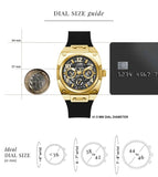 Guess Prodigy Black Dial Black Silicone Strap Watch For Men - GW0569G2 Authentic Buy Shop Now