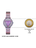 Guess Trend Diamonds Purple Dial Purple Steel Strap Watch for Women - GW0512L4 Authentic Buy Shop Now